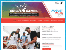 Tablet Screenshot of grillgames.org